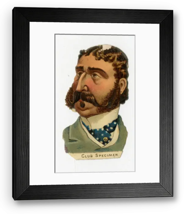 Framed Print : Victorian scrap - Club Specimen Framed Print : Victorian scrap - Club Specimen