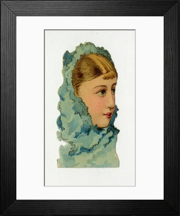 Framed Print : Victorian scrap - Some people who are married Framed Print : Victorian scrap - Some people who are married