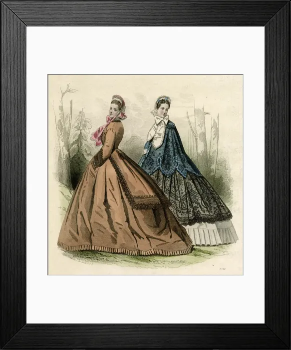 Framed Print : Costume May 1864 Framed Print : Costume May 1864
