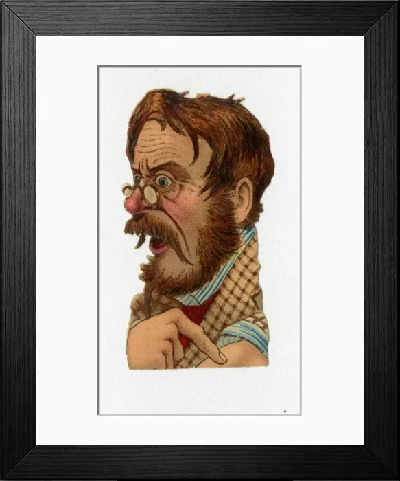 Framed Print : Victorian scrap - Some people who are married Framed Print : Victorian scrap - Some people who are married