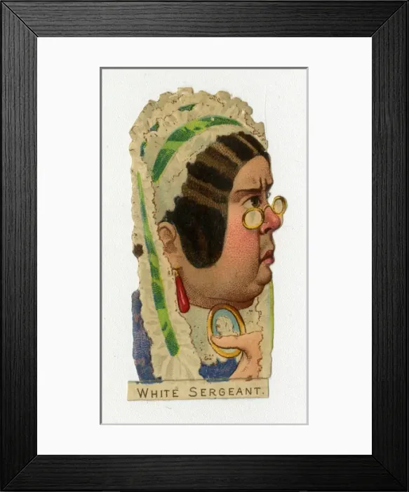 Framed Print : Victorian scrap - Some people who are married Framed Print : Victorian scrap - Some people who are married