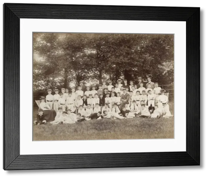 Framed Print : Fretherne House School 1900 Framed Print : Fretherne House School 1900