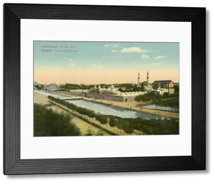 Framed Print : Barada river in Damascus, Syria Framed Print : Barada river in Damascus, Syria