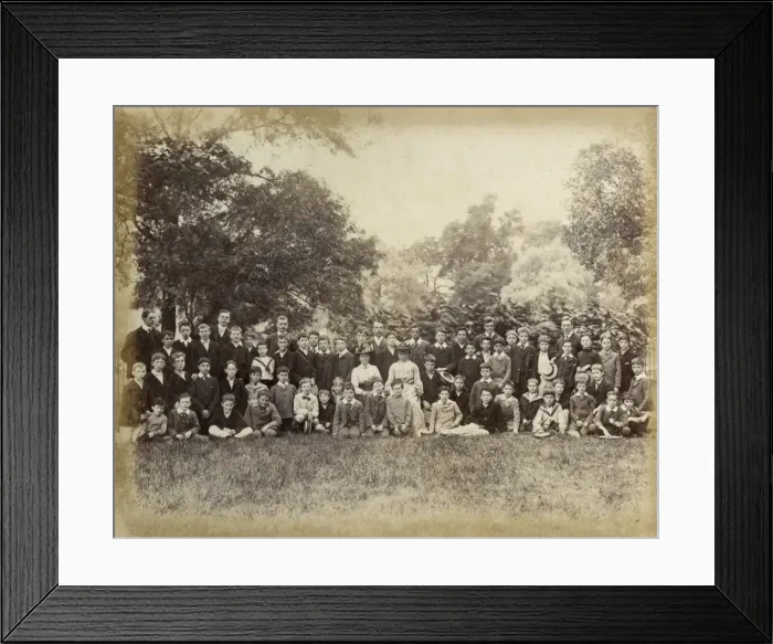Framed Print : Pupils from Fretherne House School, 1903 Framed Print : Pupils from Fretherne House School, 1903