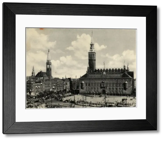 Framed Print : Denmark - Copenhagen - The Town Hall Framed Print : Denmark - Copenhagen - The Town Hall