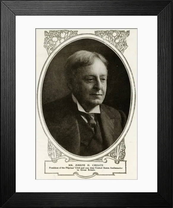 Framed Print : Joseph Hodges Choate Framed Print : Joseph Hodges Choate