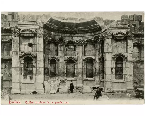 Baalbek, Lebanon - Circular Exedra of the Grand Court