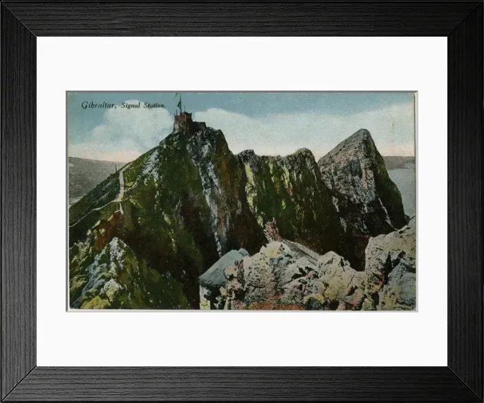 Framed Print : Gibraltar - The Signal Station Framed Print : Gibraltar - The Signal Station