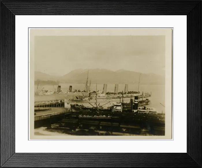 Framed Print : Vancouver, Canada - The Harbour Framed Print : Vancouver, Canada - The Harbour