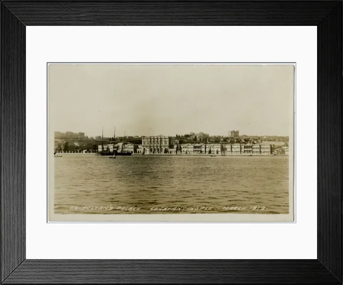 Framed Print : Istanbul, Turkey - Dolmabahce Palace from the Bosphorus Framed Print : Istanbul, Turkey - Dolmabahce Palace from the Bosphorus