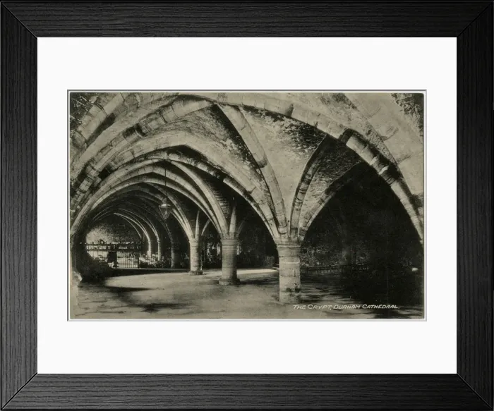 Framed Print : Durham, County Durham, North East England - Castle Crypt Framed Print : Durham, County Durham, North East England - Castle Crypt
