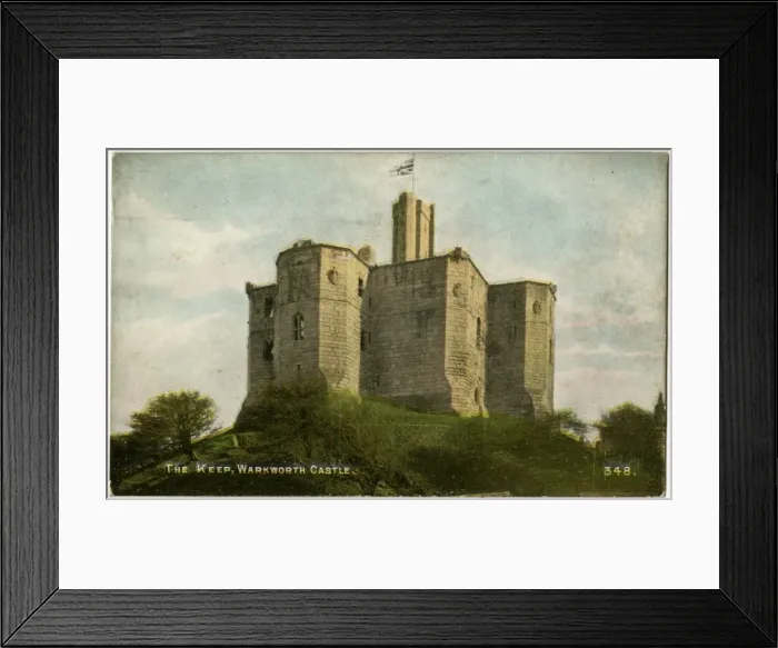 Framed Print : The Keep, Warkworth Castle, Northumberland, England Framed Print : The Keep, Warkworth Castle, Northumberland, England