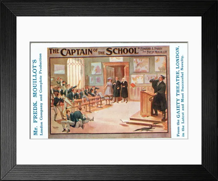 Framed Print : The Captain of the School by Parry and Mouillot Framed Print : The Captain of the School by Parry and Mouillot