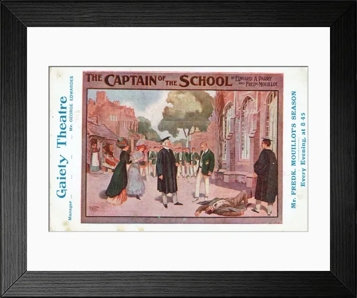 Framed Print : The Captain of the School by Parry and Mouillot