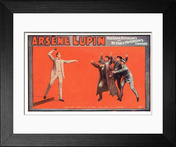 Framed Print : Arsene Lupin by Francis de Croisset and Maurice Leblanc Framed Print : Arsene Lupin by Francis de Croisset and Maurice Leblanc