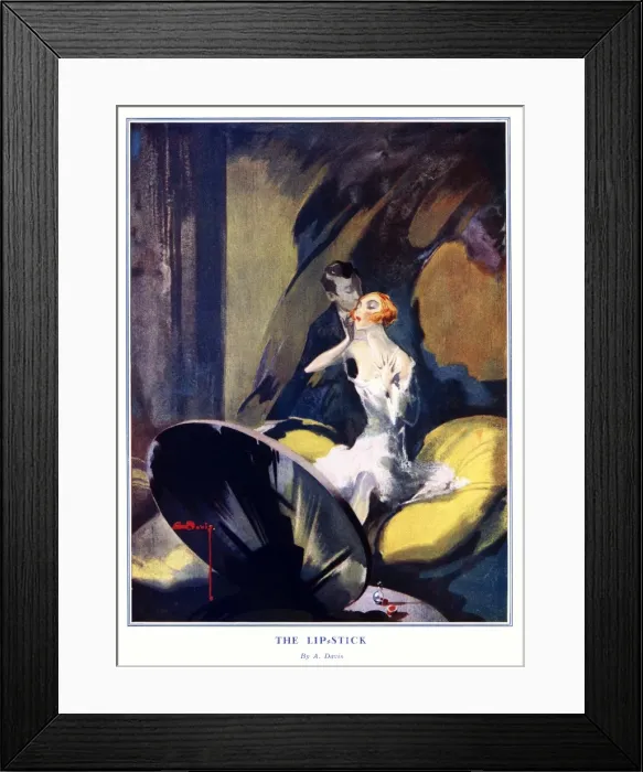 Framed Print : The Lipstick by A. Davis Framed Print : The Lipstick by A. Davis