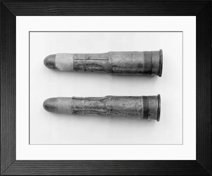 Framed Print : Mk III. 45 in live Martini-Henry rifle small arm ball cartri Framed Print : Mk III. 45 in live Martini-Henry rifle small arm ball cartri
