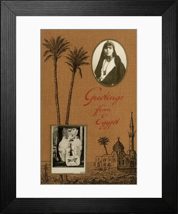 Framed Print : Postcard from Egypt Framed Print : Postcard from Egypt