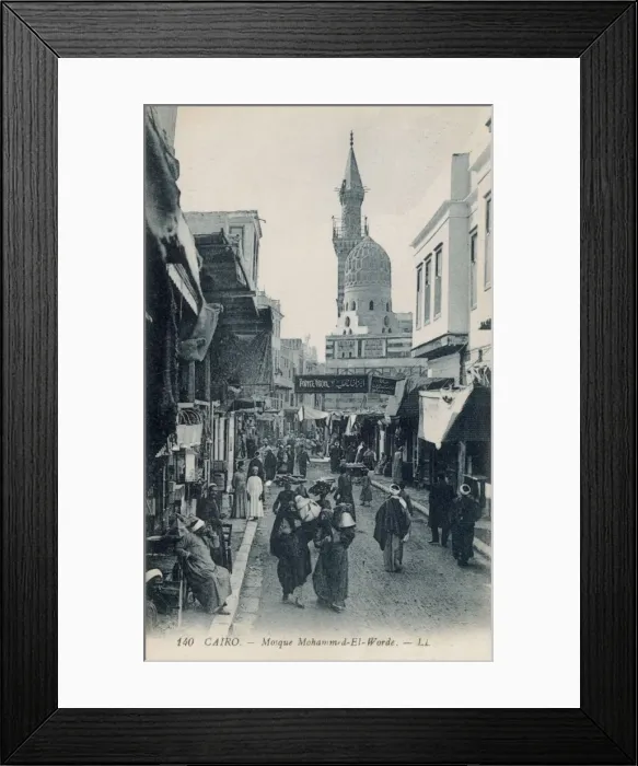 Framed Print : Mohammed-El-Worde Mosque in Cairo, Egypt Framed Print : Mohammed-El-Worde Mosque in Cairo, Egypt