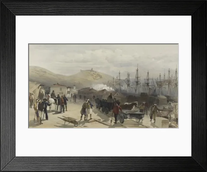 Framed Print : The Railway at Balaklava looking South Framed Print : The Railway at Balaklava looking South