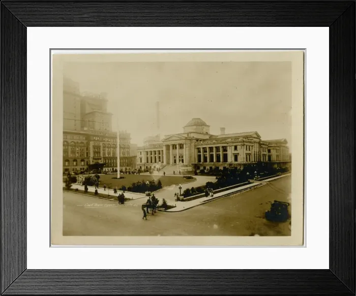 Framed Print : Vancouver, Canada - Court House Square Framed Print : Vancouver, Canada - Court House Square