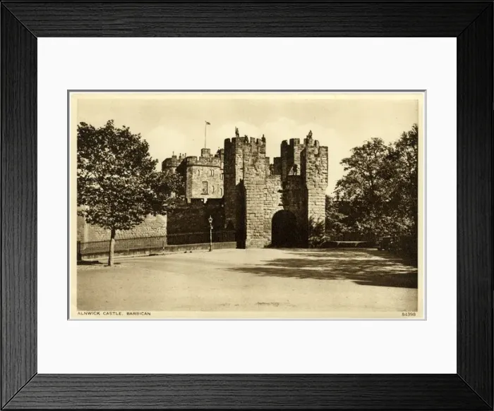 Framed Print : Alnwick, Northumberland - The Castle - The Barbican Framed Print : Alnwick, Northumberland - The Castle - The Barbican