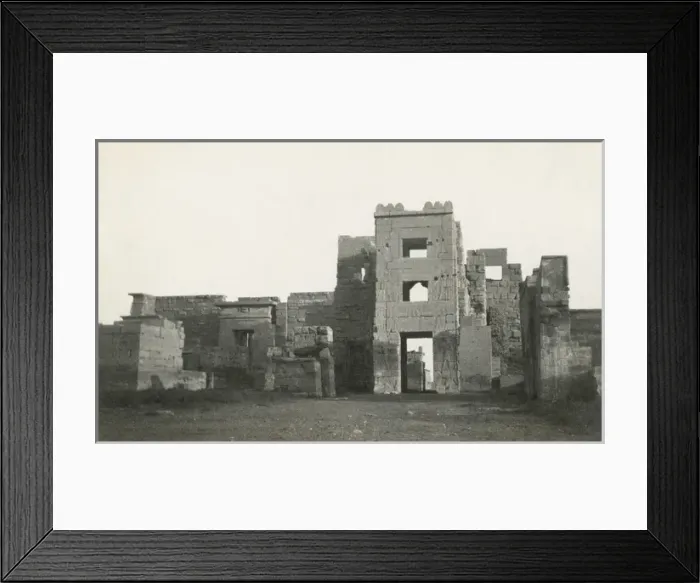 Framed Print : Entrance to the Medinet Habu Temple near Luxor, Egypt Framed Print : Entrance to the Medinet Habu Temple near Luxor, Egypt
