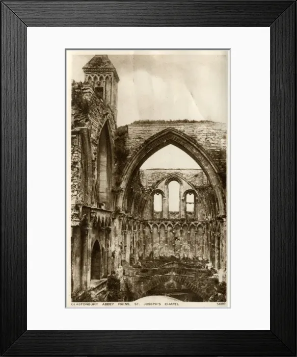 Framed Print : Glastonbury, Somerset - St. Josephs Chapel - Abbey Ruins Framed Print : Glastonbury, Somerset - St. Josephs Chapel - Abbey Ruins