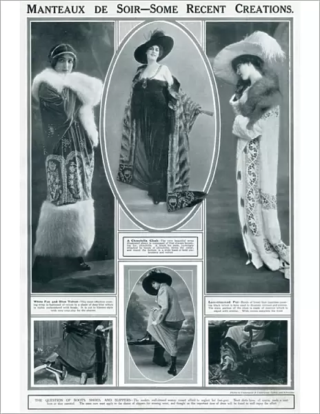 Fashionable women in new creations 1913
