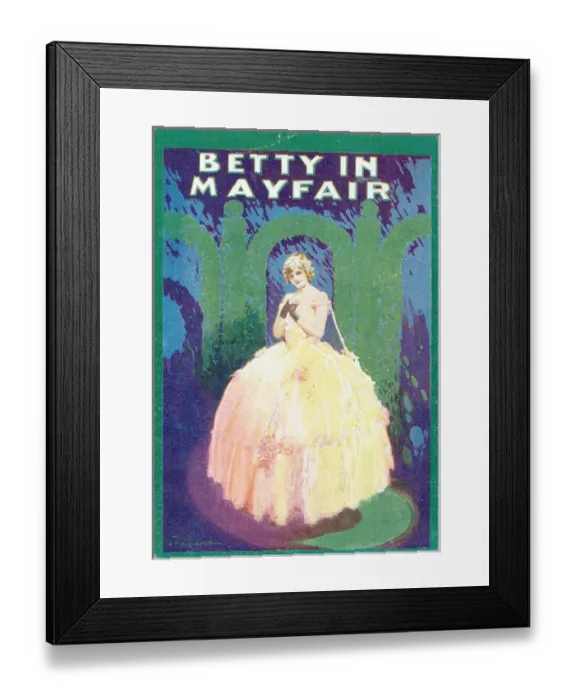 Framed Print : Betty in Mayfair, by J Hastings Turner Framed Print : Betty in Mayfair, by J Hastings Turner