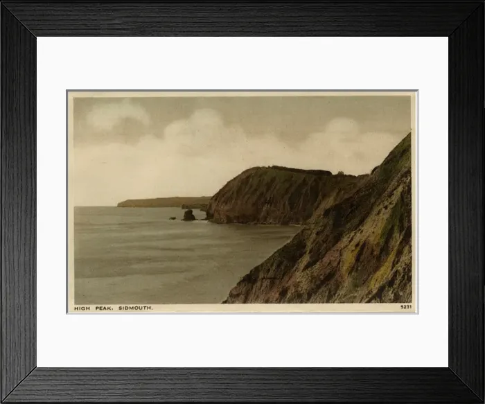 Framed Print : Sidmouth, Devon - High Peak Framed Print : Sidmouth, Devon - High Peak