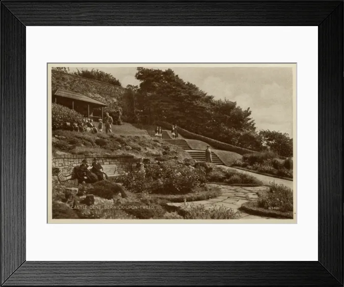 Framed Print : Berwick-upon-Tweed, Northumberland - Castle Dene Framed Print : Berwick-upon-Tweed, Northumberland - Castle Dene