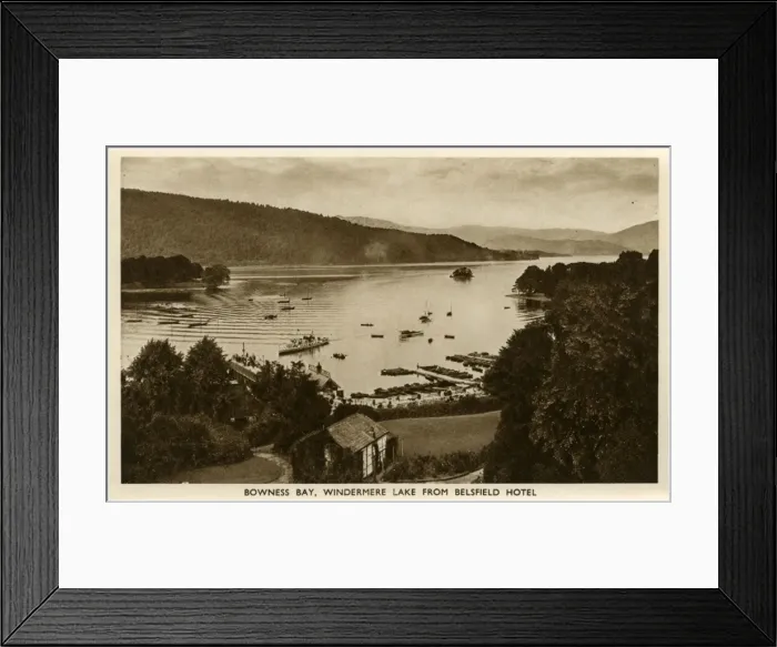 Framed Print : Lake District, Cumbria, Bowness and Windermere Framed Print : Lake District, Cumbria, Bowness and Windermere