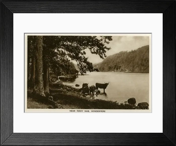 Framed Print : Lake District, Cumbria, Bowness and Windermere Framed Print : Lake District, Cumbria, Bowness and Windermere