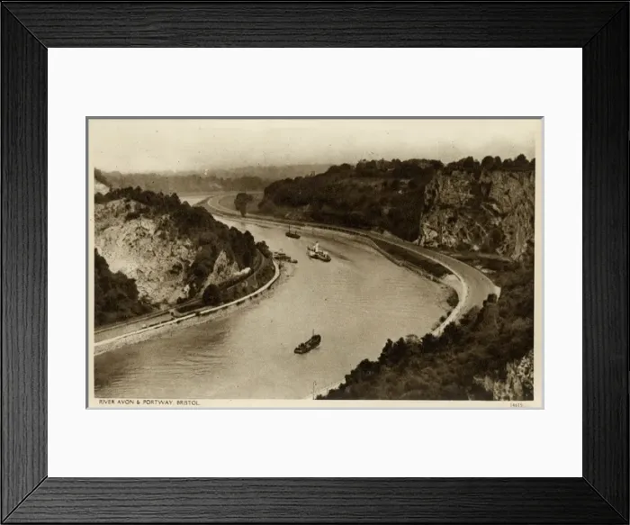 Framed Print : Bristol - River Avon and Portway Framed Print : Bristol - River Avon and Portway