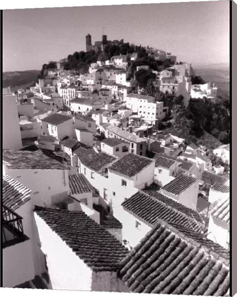Rooftops an overview of small Spanish towm