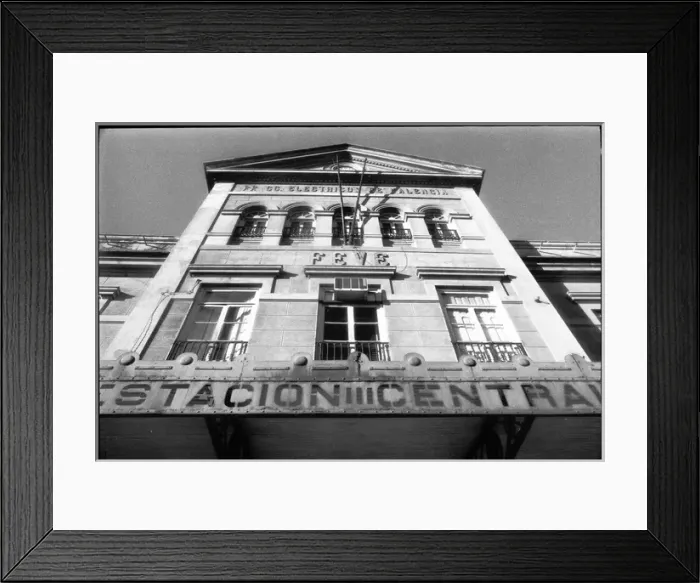 Framed Print : Front of old train station, Valencia, Spain Framed Print : Front of old train station, Valencia, Spain