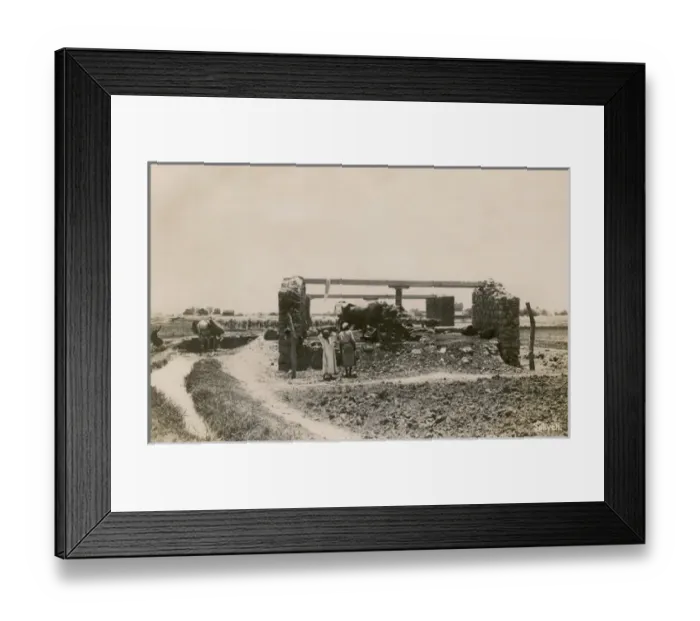 Framed Print : Sakia (sakieh) in operation, Middle East Framed Print : Sakia (sakieh) in operation, Middle East