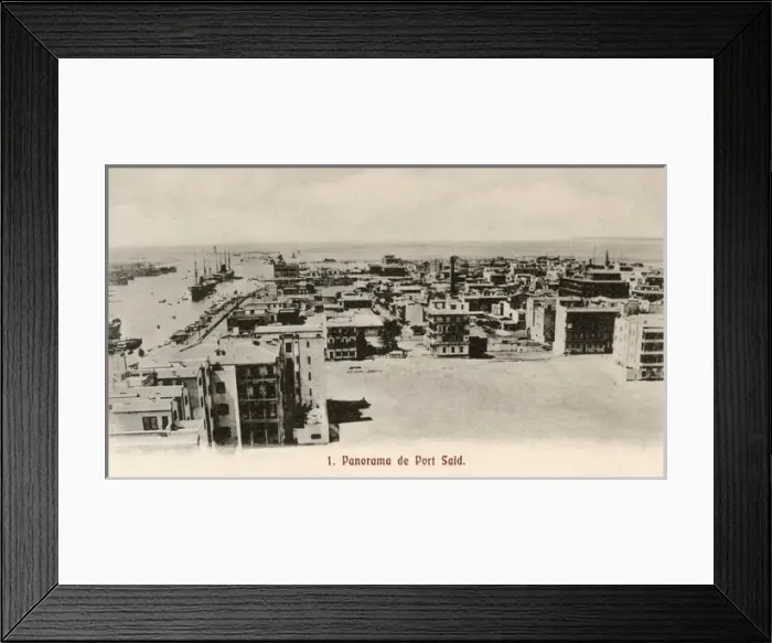 Framed Print : Port Said, Egypt Framed Print : Port Said, Egypt