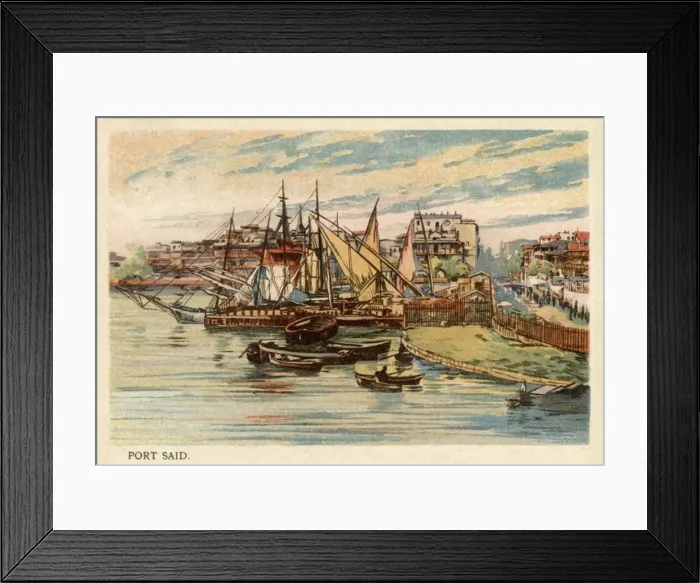 Framed Print : Port Said, Egypt Framed Print : Port Said, Egypt