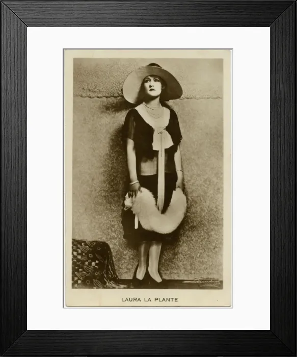 Framed Print : Laura La Plante - American actress of the silent film era Framed Print : Laura La Plante - American actress of the silent film era