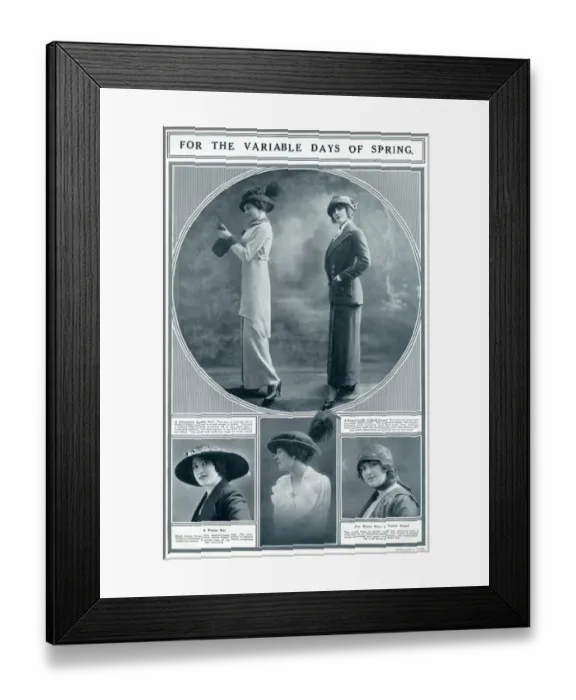Framed Print : Variable days of spring 1913 Framed Print : Variable days of spring 1913