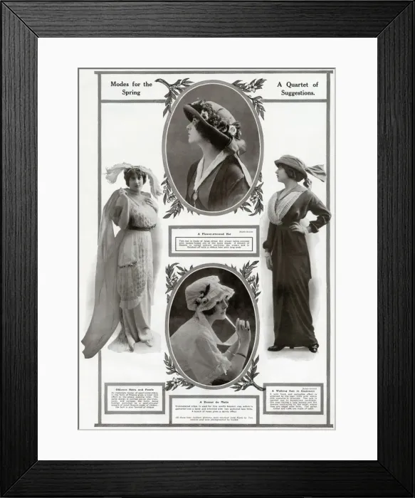 Framed Print : Clothing for Spring 1913 Framed Print : Clothing for Spring 1913