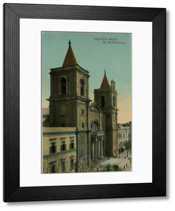 Framed Print : Malta - Valletta - St. Johns Church