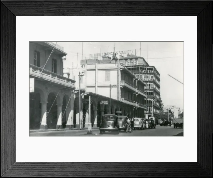 Framed Print : Eastern Exchange Hotel in Port Said, Egypt Framed Print : Eastern Exchange Hotel in Port Said, Egypt