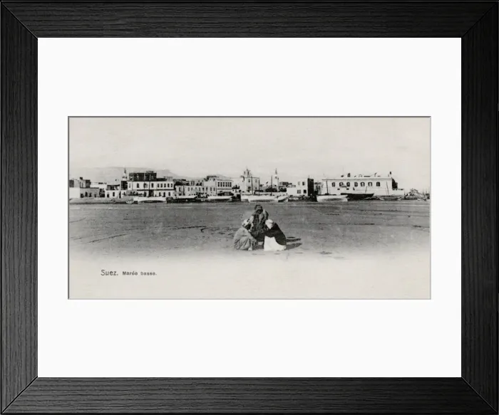 Framed Print : Suez at low tide, Egypt Framed Print : Suez at low tide, Egypt
