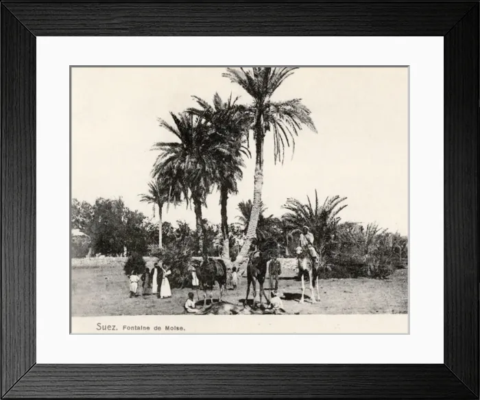 Framed Print : Moses Fountain in Suez, Egypt Framed Print : Moses Fountain in Suez, Egypt