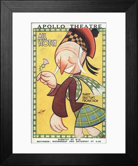 Framed Print : All Scotch, a Harry Grattan Production Framed Print : All Scotch, a Harry Grattan Production