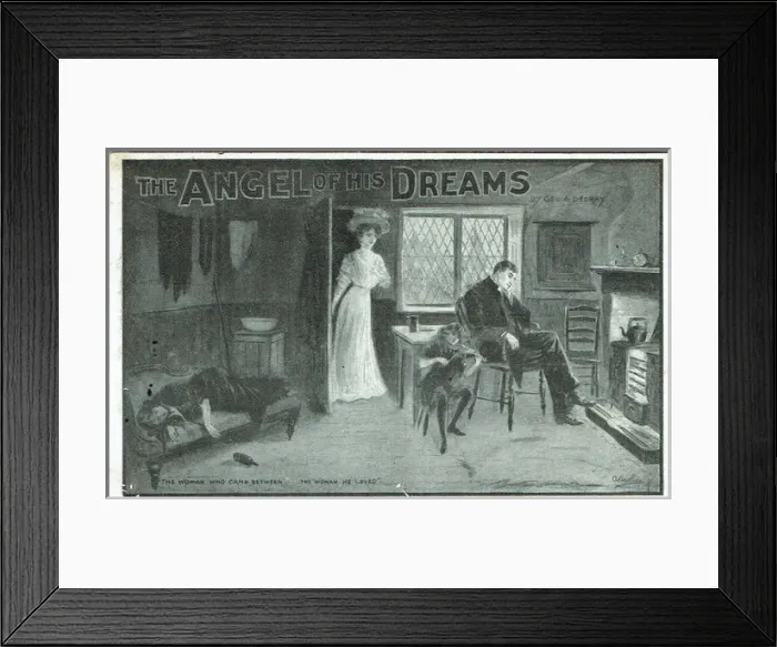 Framed Print : The Angel of His Dreams by George A Degray Framed Print : The Angel of His Dreams by George A Degray