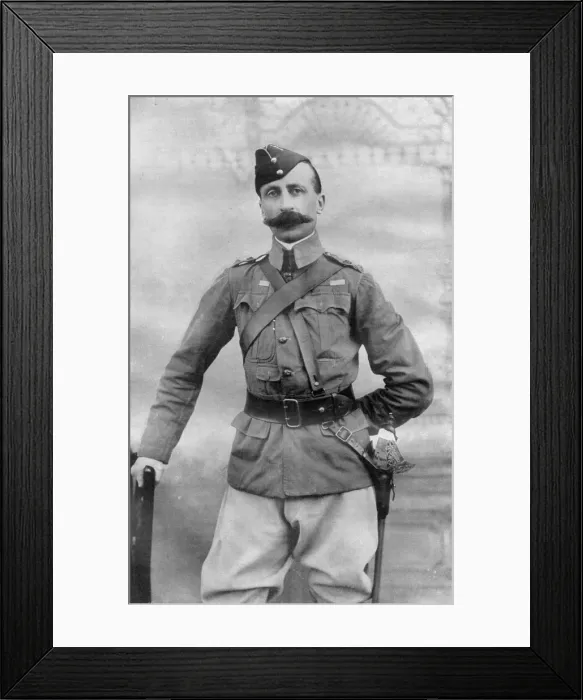 Framed Print : Colonel Alderson, commander in South Africa Framed Print : Colonel Alderson, commander in South Africa